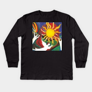 ABSTRACT PIE1 Kids Long Sleeve T-Shirt